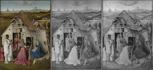 Adoration of the Magi, Petworth; Parallel view