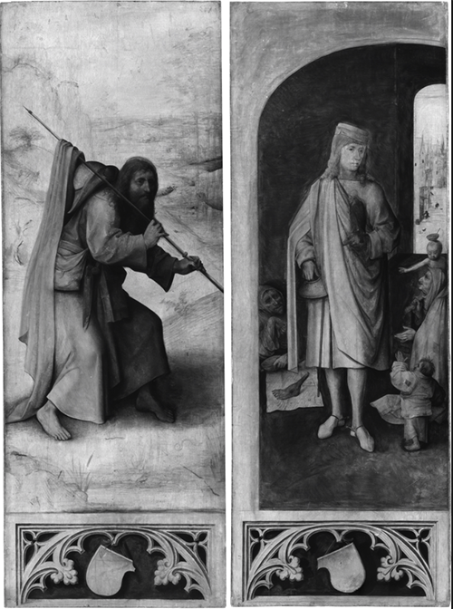 Jacobus Hippolytus; Laatste Oordeel Wenen, Infrarood Reflectografie